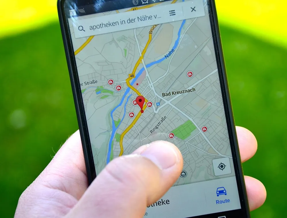 Отслеживание маршрута доставки Tripscan на карте